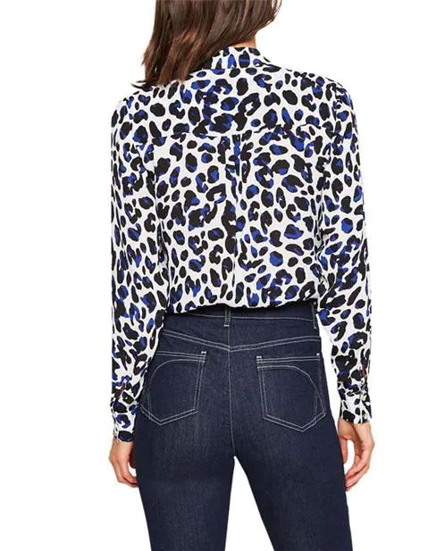 Damsel in a Dress Urban Leopard Blouse back view