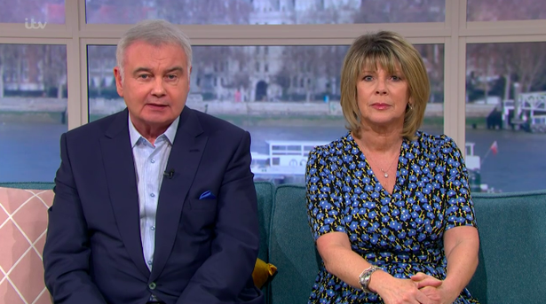 where to get all Ruth Langsford This Morning dresses black and blue floral wrap maxi dress 9 april 2021 Photo ITV