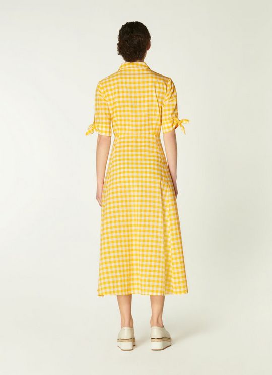 LK Bennett Cotton Blend Shirt Dressback view