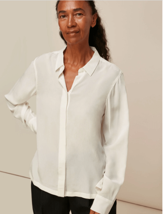 Whistles Classic Silk Shirt