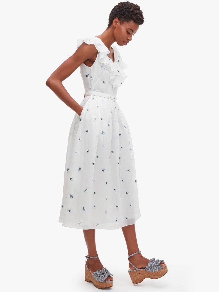 Kate Spade Dainty Bloom Embroidered Dress