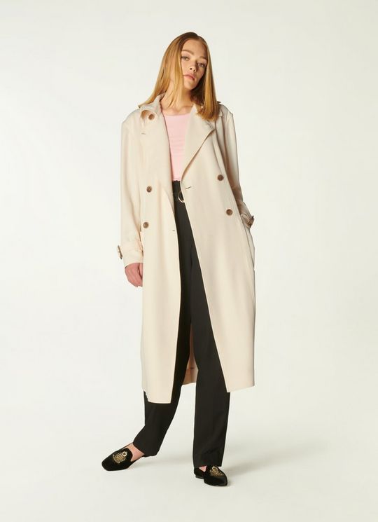 LK Bennett Maggie Cream Trench Coat