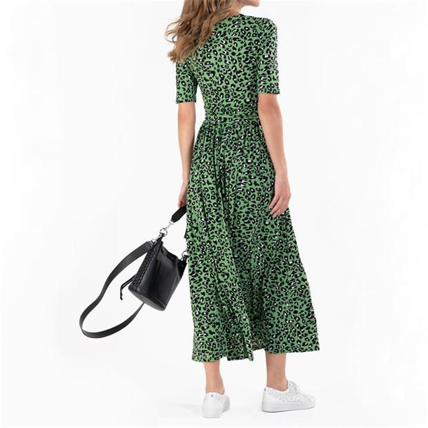 Jolie Moi Denise Wrap Maxi Dress back view