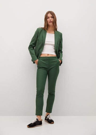 Mango Structured Suit Blazer v2