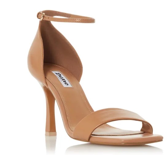 Dune Meri T Square Toe High Heel Sandals