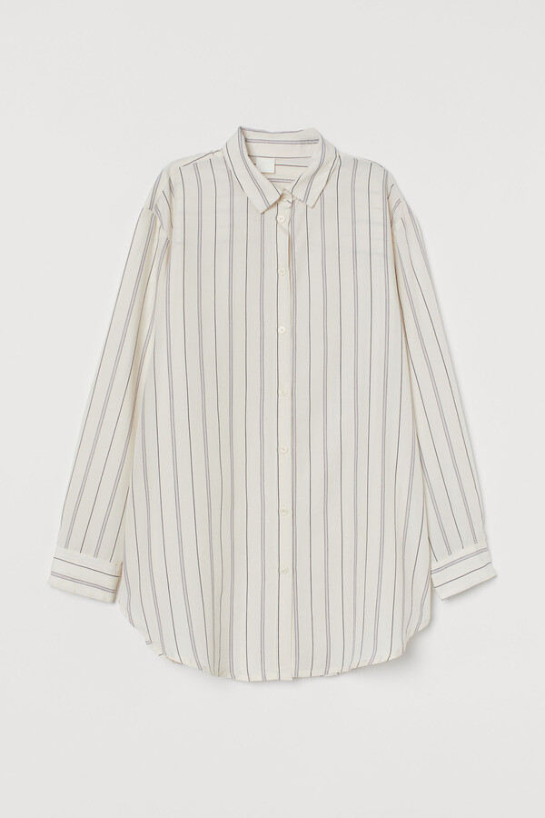 HM Wide lyocell shirt