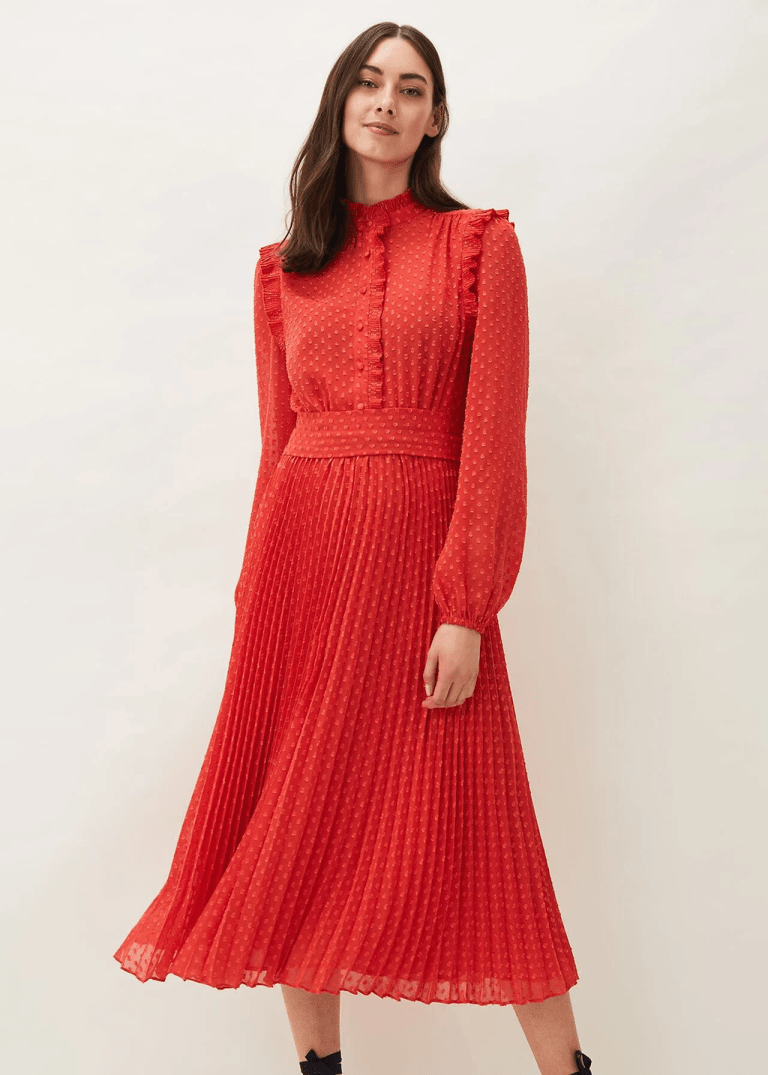 Phase Eight Annie Pleated Skirt Dress