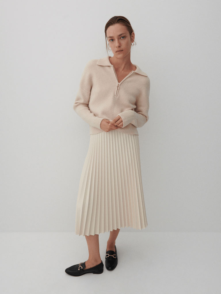 Reserved Pleated Skirt