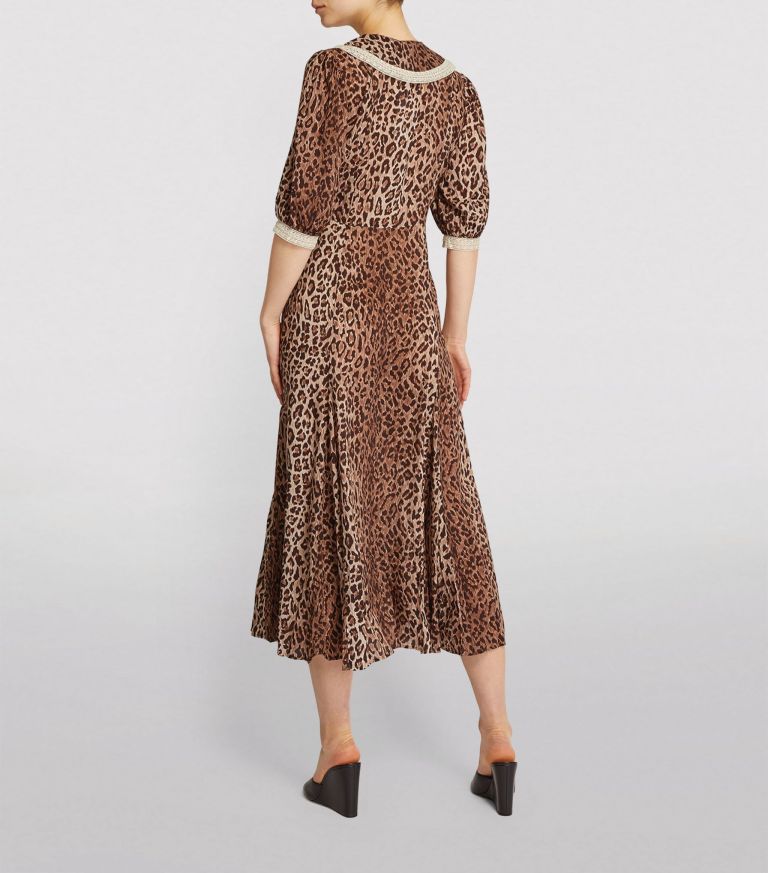 Rixo Ellen Dress back view