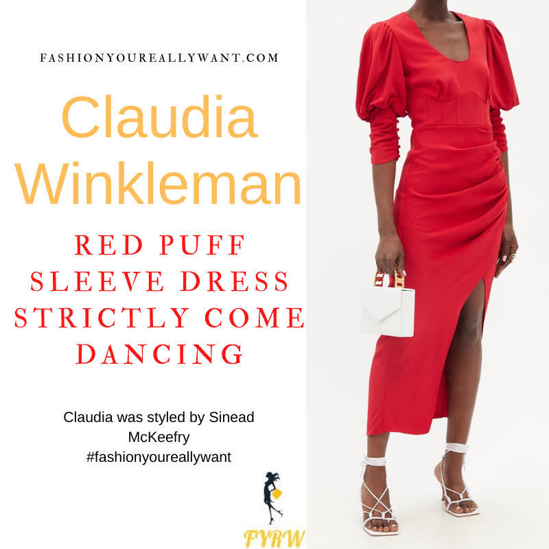 claudia winkleman red dress strictly Strictly Come Dancing's Claudia Winkleman's red sequin dress is a high  street gem
