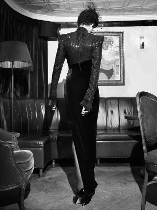 Galia Lahav Barbara Dress back view