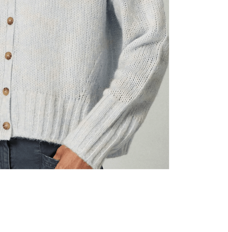 Me + Em Lofty Cashmere Silk Cardigan detail