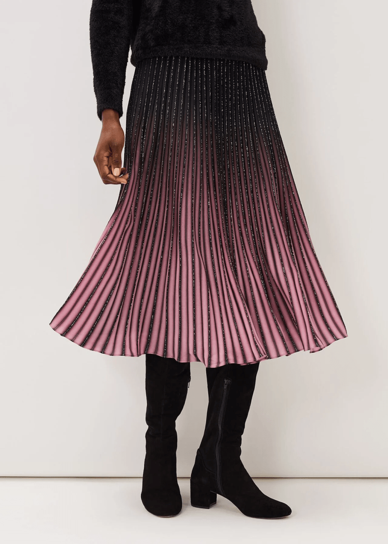 Estella Ombre Midi Skirt