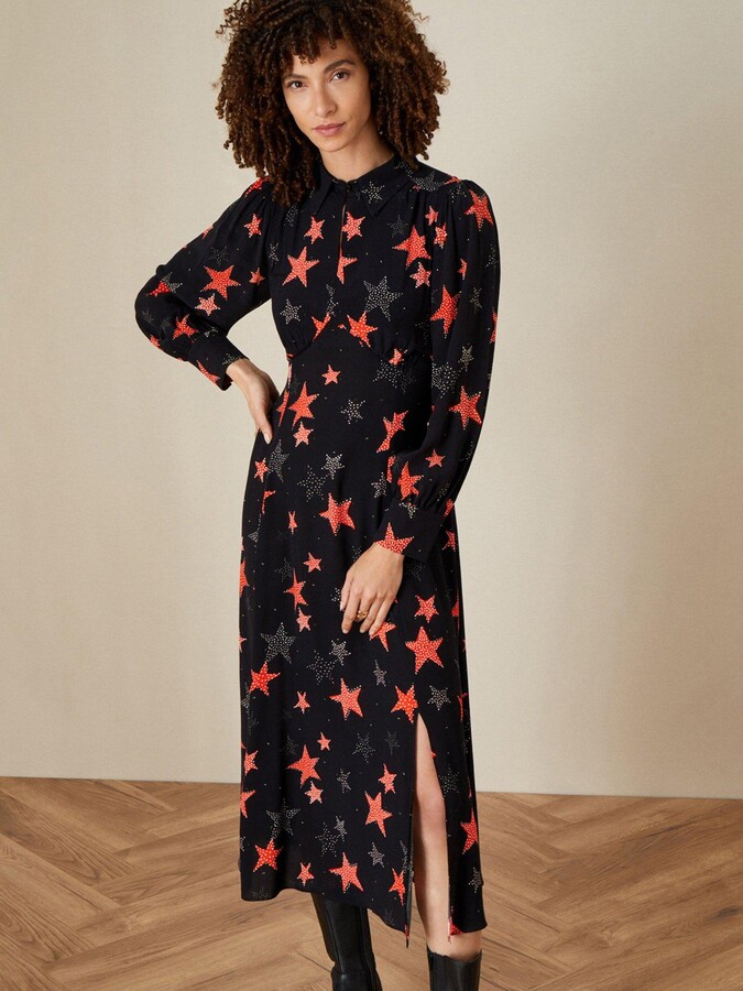 Monsoon Sabrina Star Shirt Dress