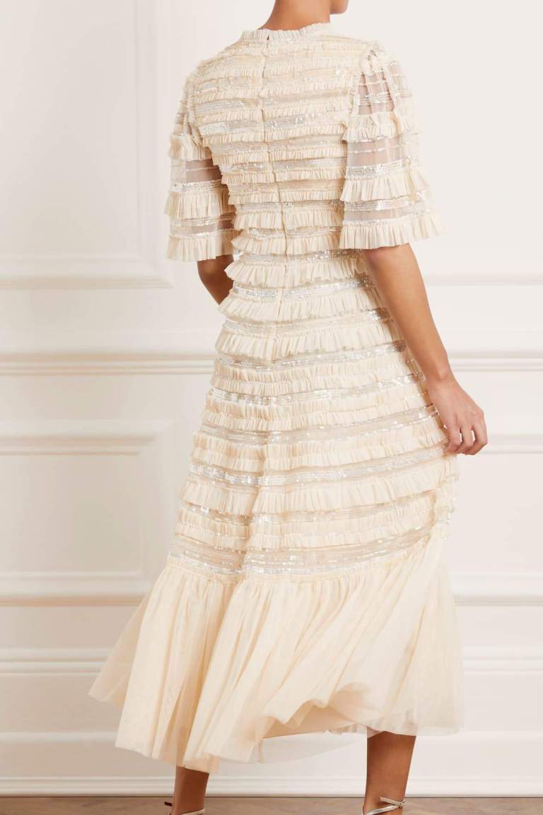 Needle and Thread Nancy Frill Ballerina Dress back view