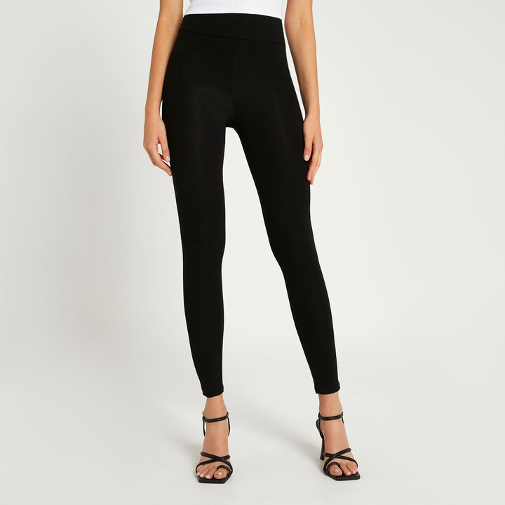 River Island Black High Waisted Leggings