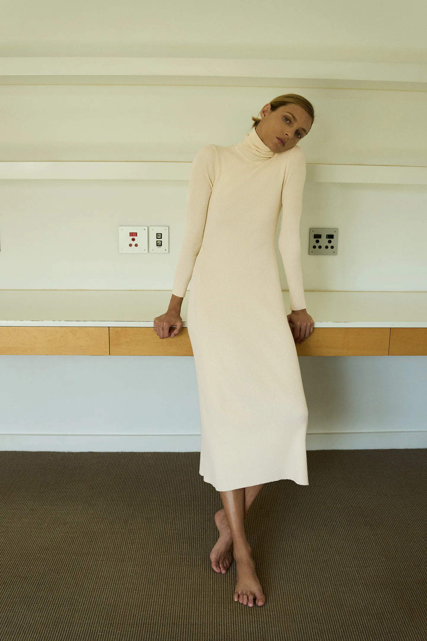 Zara Ribbed Knit Dress