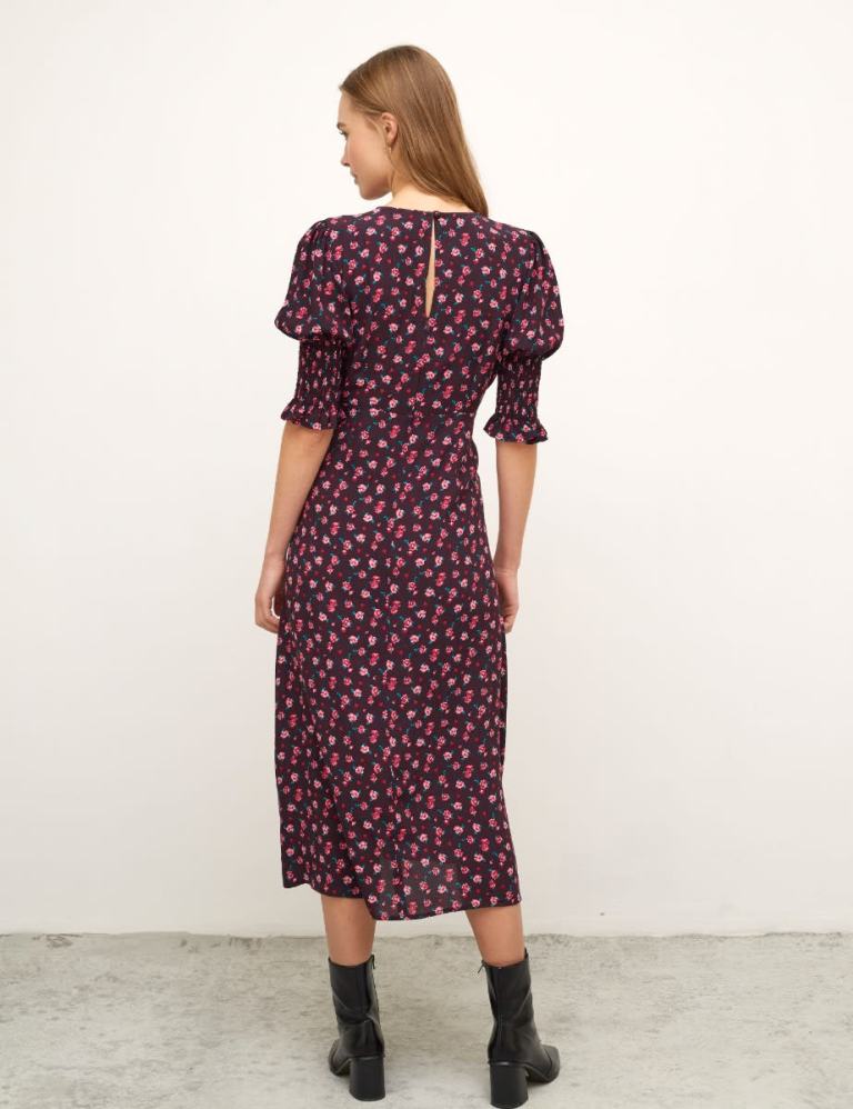 Nobodys Child Luna Midi Dress in Sallie back view