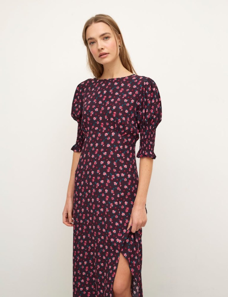 Nobodys Child Luna Midi Dress in Sallie