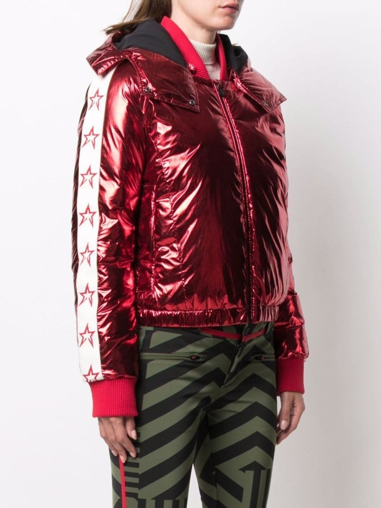 Perfect Moment Metallic Puffer Coat