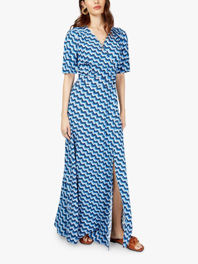 Somerset by Alice Temperley Cloud Print Wrap Maxi Dress