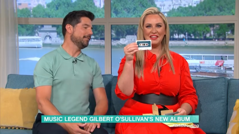 where to get all josie Gibson This Morning dresses red shirt dress 27 July 2022 Photo ITV