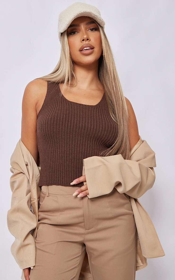 Pretty Little Thing Soft Rib Knit Tank Top