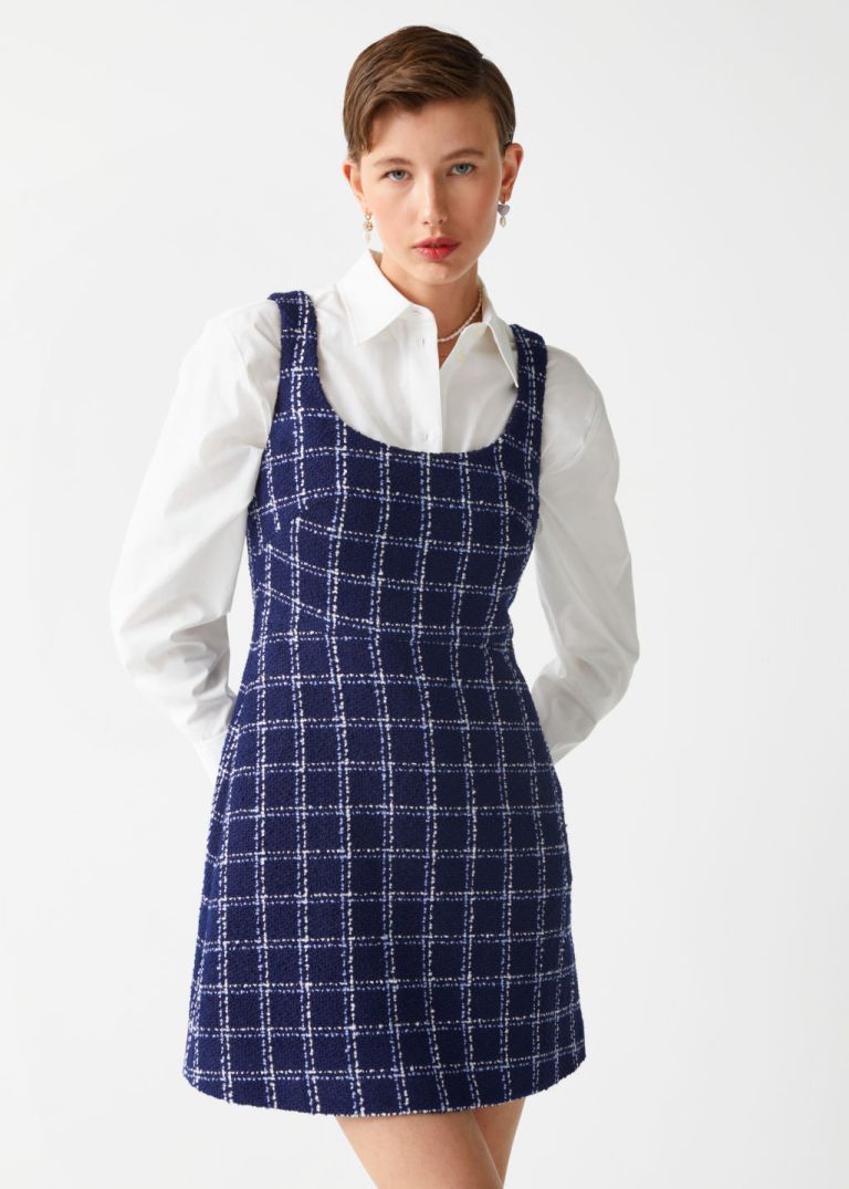 &amp; Other Stories Tweed Mini Dress