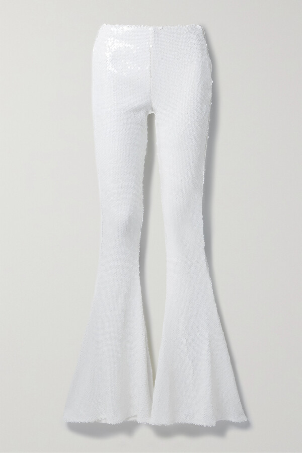 16 Arlington Koro sequined tulle flared pants