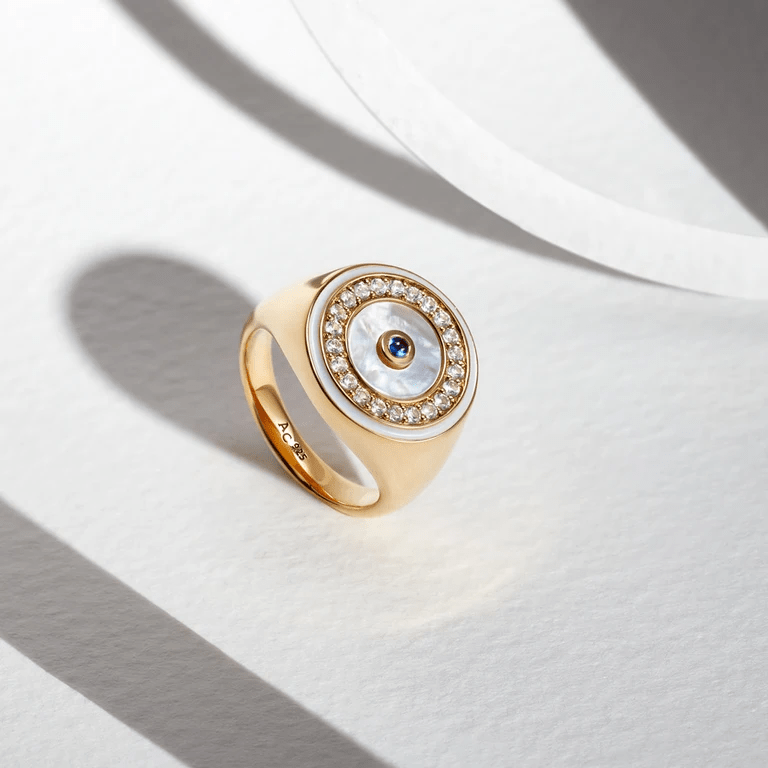 Astley Clarke Circulus Mother of Pearl Ring