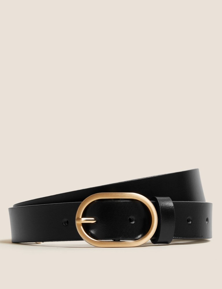 M&amp;S Leather Jean Belt