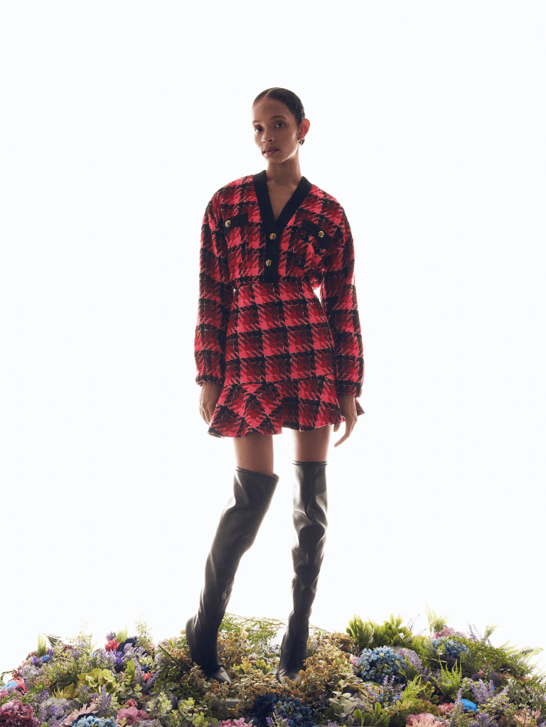 Reserved Tweed Mini Skirt v2