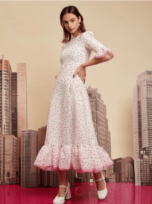 Sister Jane Polka Pose Midi Dress