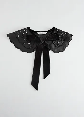 &amp; Other Stories Scalloped Pearl Bead Collar