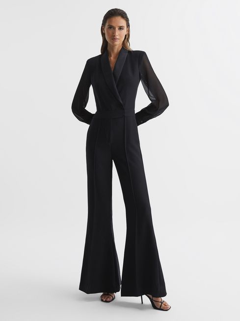 Reiss Lennon Tuxedo Jumpsuit