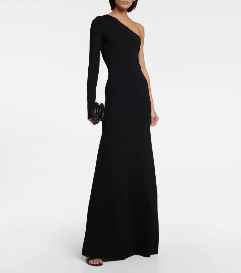Victoria Beckham Knitted one-shoulder maxi dress