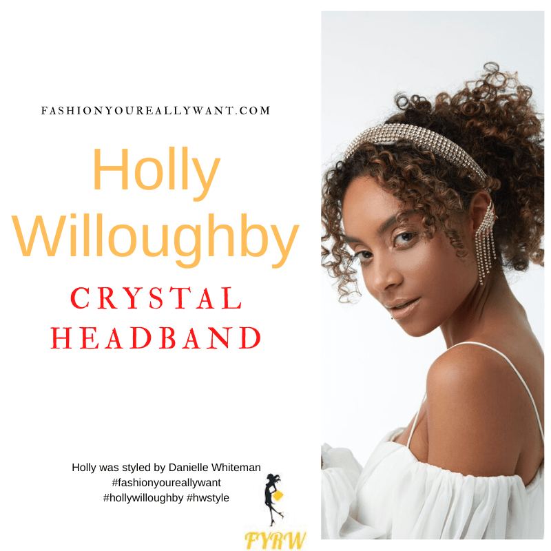 Where to get all Holly Willoughby outfits dresses blog December 2022 clear crystal headband