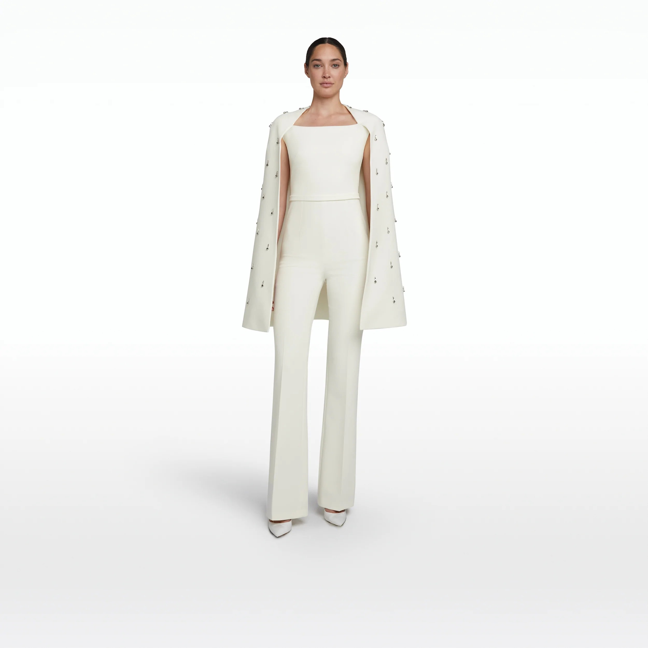 Safiyaa Cinzia Ivory Jumpsuit