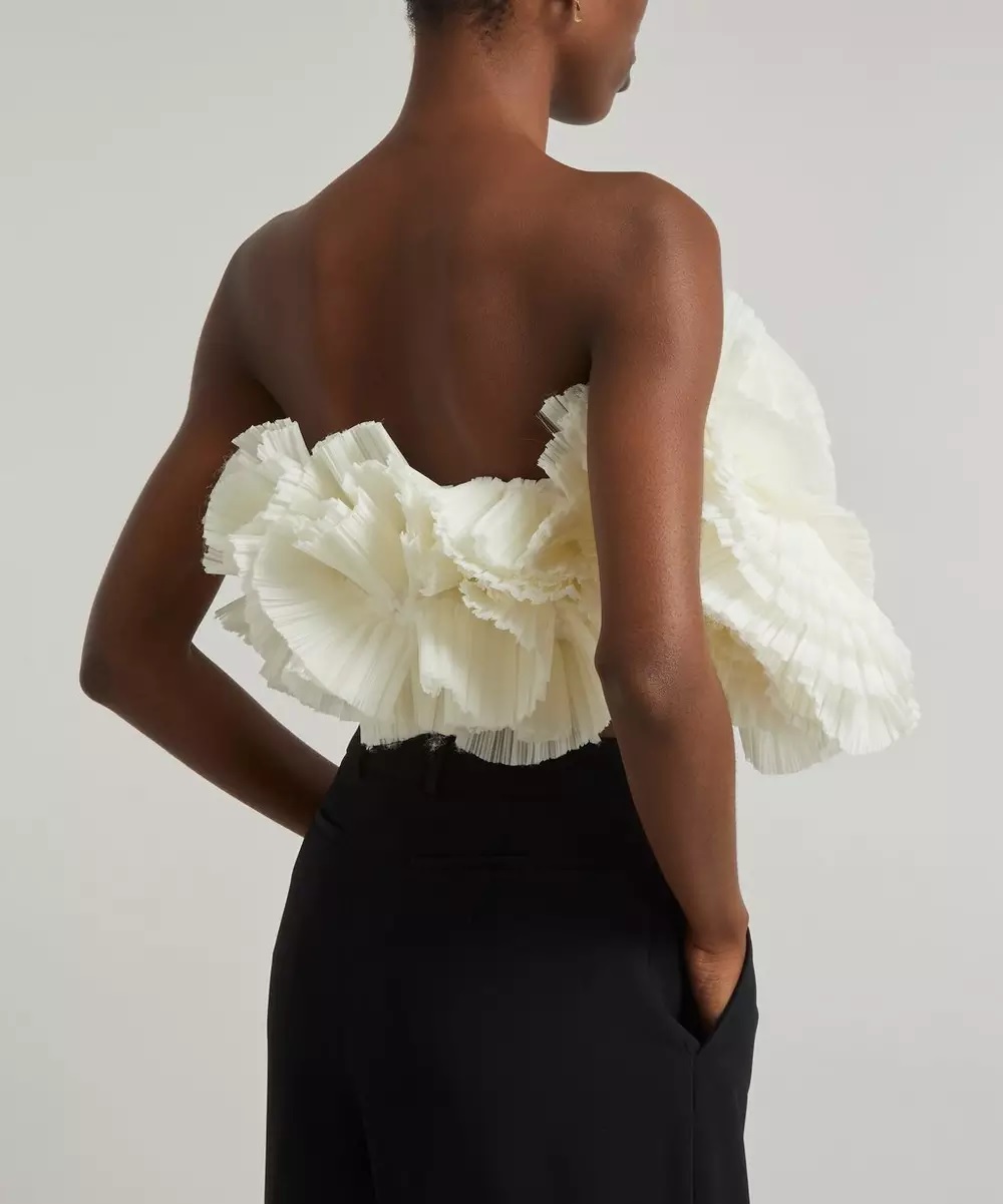 Aje Expressive Pleated Top back view