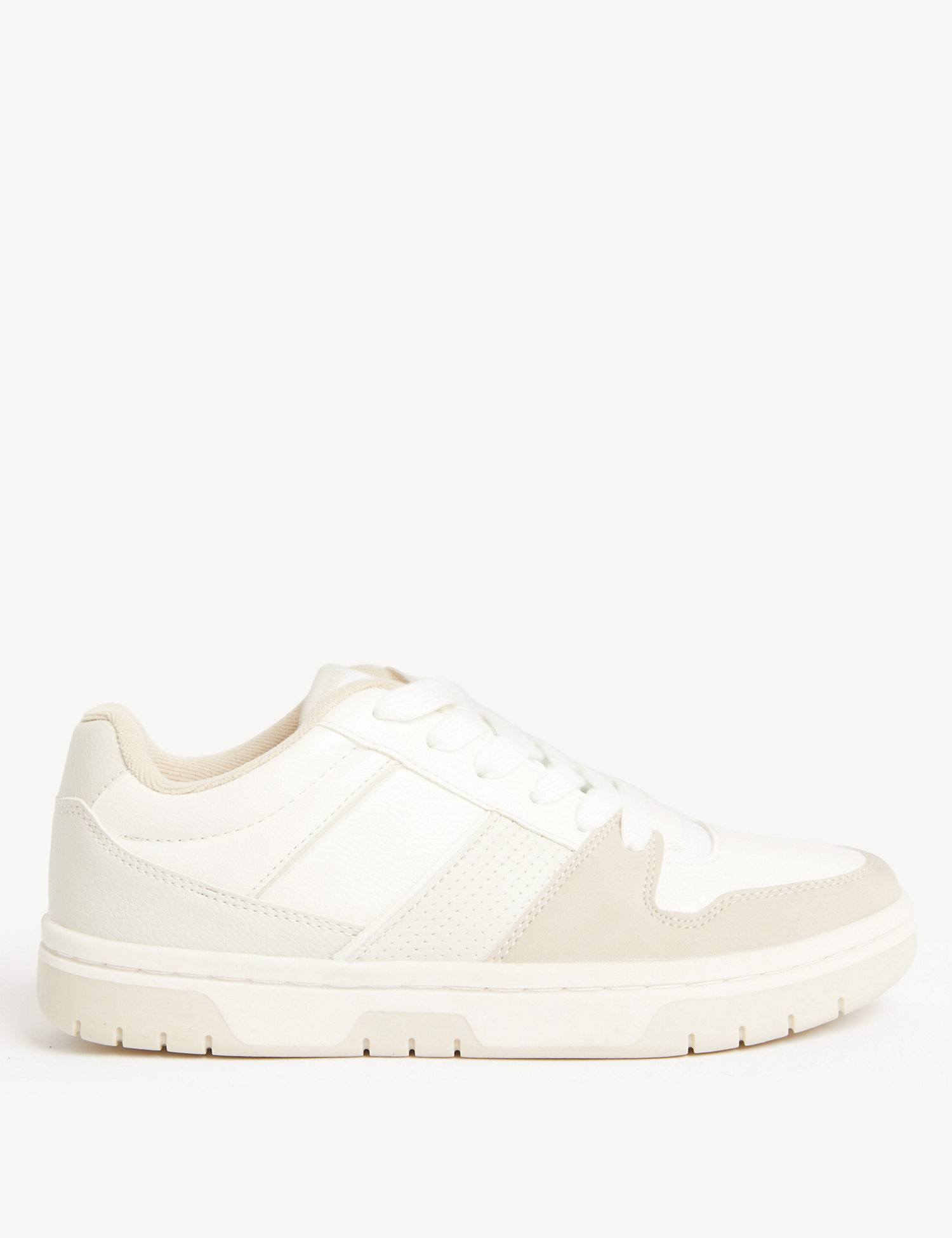 M&S Lace Up Side Detail Trainers