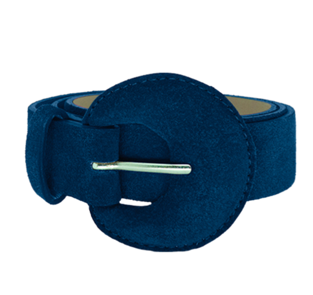Wolf 7 Badger SUEDE HALF MOON BUCKLE BELT