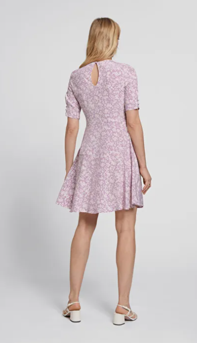 &amp; Other Stories Printed Flared Skirt Dress back view