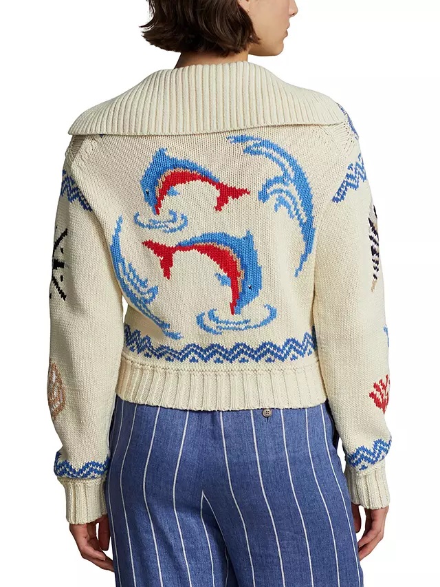 Polo Ralph Lauren Boat Rib Knit Jumper back view