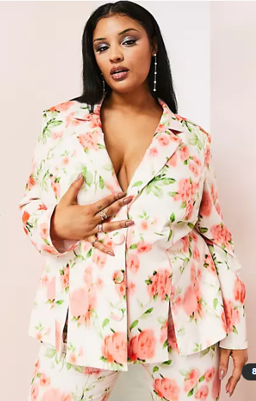 ASOS Luxe Curve Suit Blazer
