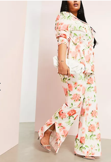 ASOS Luxe Curve Suit Trousers