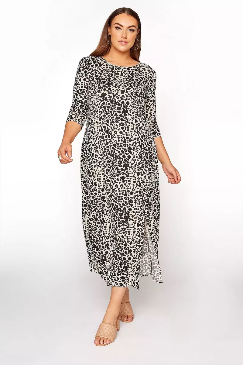 Your 34 Length Sleeve Midaxi Split Hem Dress