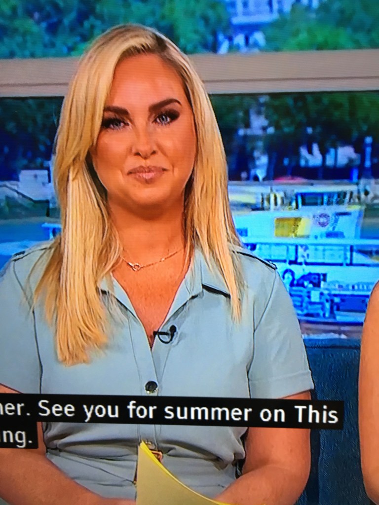where to get all Josie Gibson This Morning dresses mint green midi shirt dress 5 June 2023 Photo ITV
