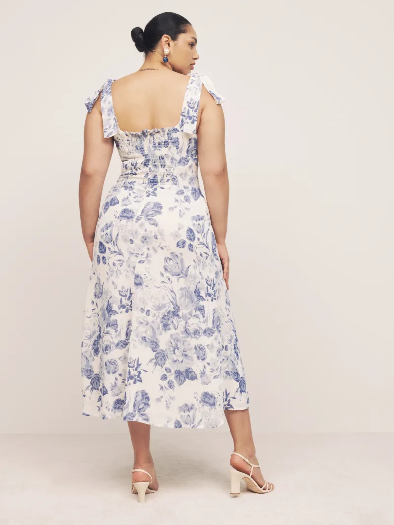 Reformation Twilight Dress back view