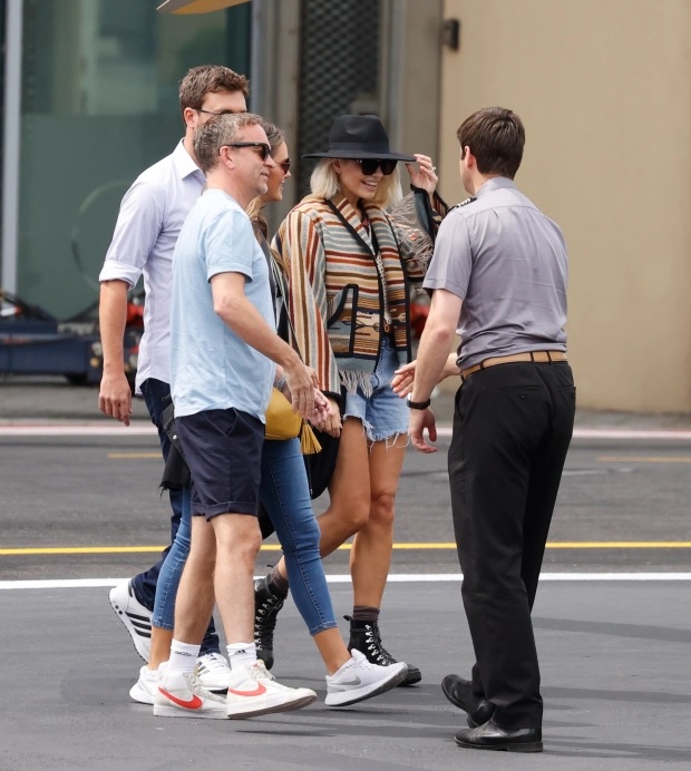 where to get all Holly willoughby outfits striped fringe jacket Glastonbury 23 June 2023 Photo Click News and Media Splash