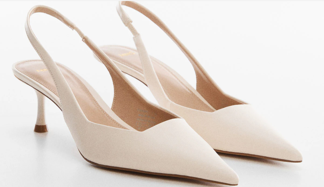 Mango pointed Toe Heel Shoes